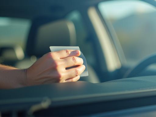 Schritt 3: Korrekte Platzierung und festes Aufkleben der Vignette